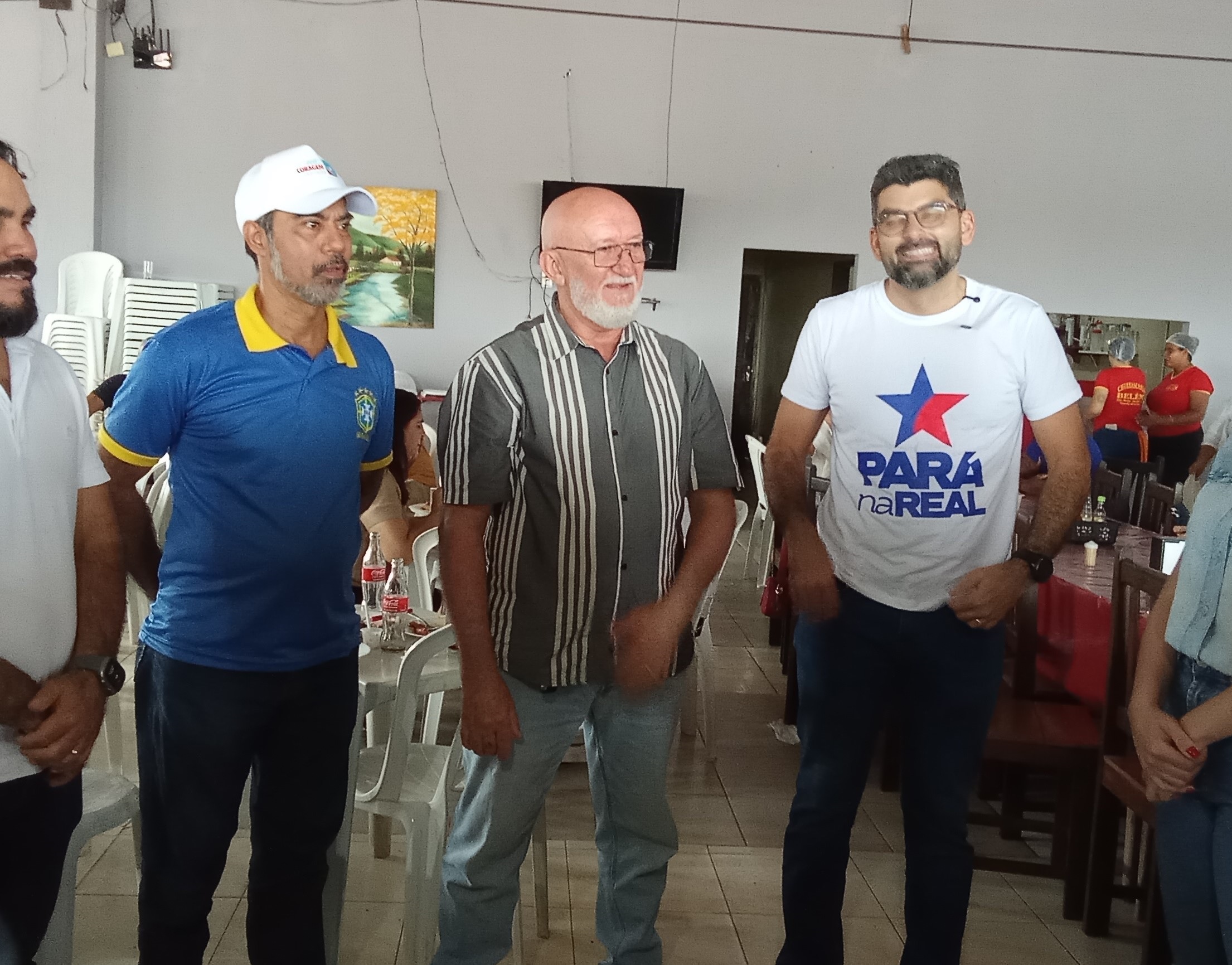 Dr. Daniel Santos pré-candidato ao Governo do Pará  visita Tailândia (PA) junto com o pré-candidato à Câmara Federal, Nenem da Danyslar
