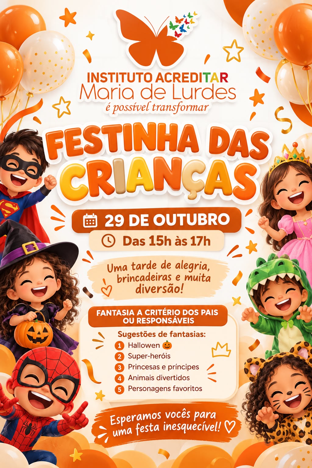 Instituto Acreditar de Tailândia (PA) realiza a Festinha das Crianças nesta quinta-feira (29/10) 